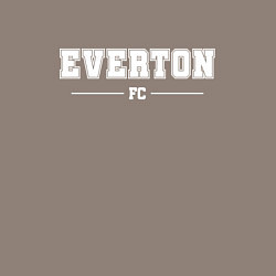 Свитшот хлопковый мужской Everton Football Club Классика, цвет: утренний латте — фото 2