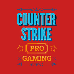 Свитшот хлопковый мужской Игра Counter Strike PRO Gaming, цвет: красный — фото 2