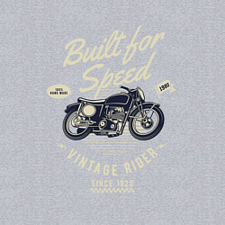 Свитшот хлопковый мужской Vintage Moto, цвет: меланж — фото 2