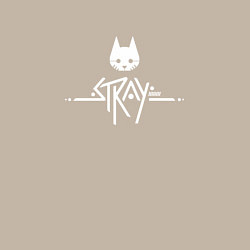 Свитшот хлопковый мужской Stray ровный логотип, цвет: миндальный — фото 2