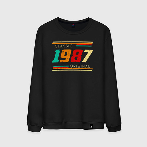 Мужской свитшот Классика 1987 оригинал / Черный – фото 1