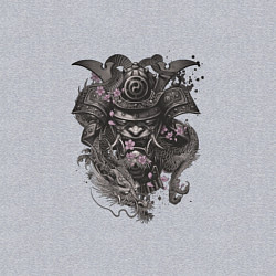 Свитшот хлопковый мужской Самурай Ирезуми, цвет: меланж — фото 2