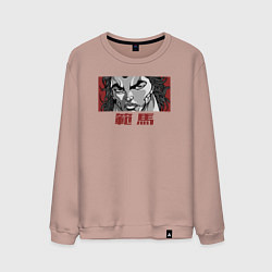 Свитшот хлопковый мужской Дерзкий Юдзиро, цвет: пыльно-розовый