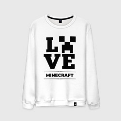 Мужской свитшот Minecraft love classic