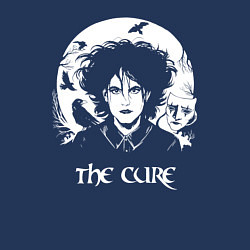 Свитшот хлопковый мужской The Cure арт Роберт Смит, цвет: тёмно-синий — фото 2