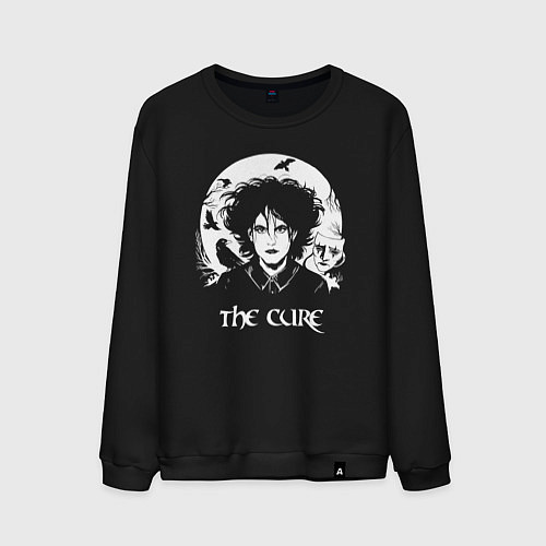 Мужской свитшот The Cure арт Роберт Смит / Черный – фото 1