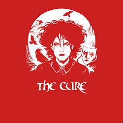 Свитшот хлопковый мужской The Cure арт Роберт Смит, цвет: красный — фото 2