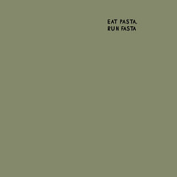 Свитшот хлопковый мужской Eat pasta, run fasta, цвет: авокадо — фото 2