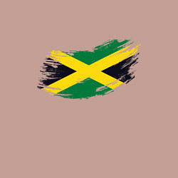 Свитшот хлопковый мужской Jamaica Flag, цвет: пыльно-розовый — фото 2