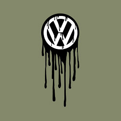 Свитшот хлопковый мужской Volkswagen - art logo, цвет: авокадо — фото 2