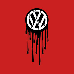 Свитшот хлопковый мужской Volkswagen - art logo, цвет: красный — фото 2