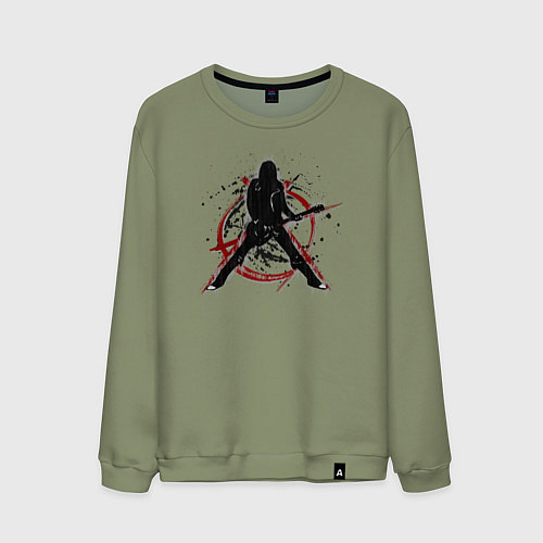 Мужской свитшот Анархия панк / Авокадо – фото 1