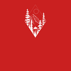 Свитшот хлопковый мужской Girl and bear, цвет: красный — фото 2