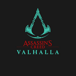 Свитшот хлопковый мужской Assassins Creed Valhalla - logo, цвет: черный — фото 2