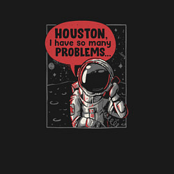 Свитшот хлопковый мужской Houston, I Have So Many Problems, цвет: черный — фото 2