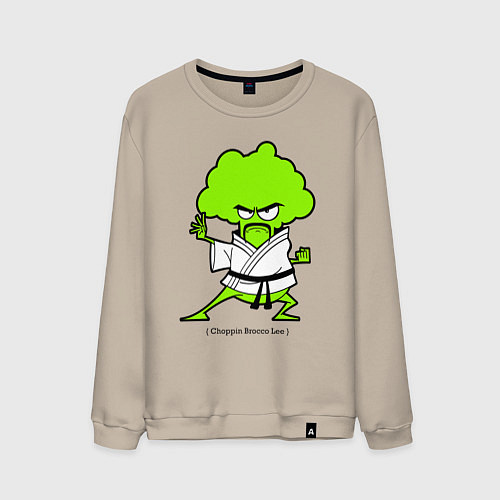 Мужской свитшот Choppin Brocco Lee / Миндальный – фото 1