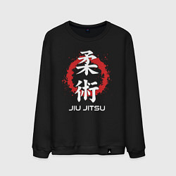 Мужской свитшот Jiu-jitsu red splashes
