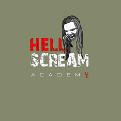 Свитшот хлопковый мужской Hellscream Academy, цвет: авокадо — фото 2