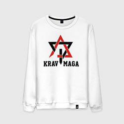 Мужской свитшот Krav-maga hand-to-hand combat emblem