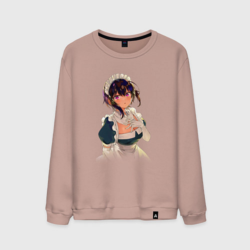 Мужской свитшот The Maid I Hired Recently Is Mysterious / Пыльно-розовый – фото 1