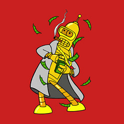 Свитшот хлопковый мужской Golden Bender, цвет: красный — фото 2