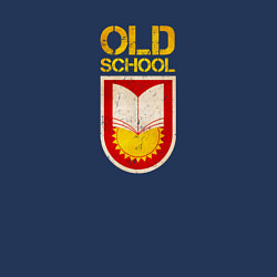 Свитшот хлопковый мужской Old School emblem, цвет: тёмно-синий — фото 2