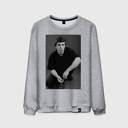Свитшот хлопковый мужской Актёр Сергей Бодров-младший, цвет: меланж