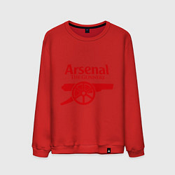 Свитшот хлопковый мужской Arsenal: The gunners, цвет: красный