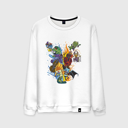 Мужской свитшот Heroes of Dota 2 / Белый – фото 1