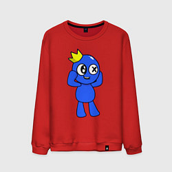 Свитшот хлопковый мужской Rainbow Friends, цвет: красный