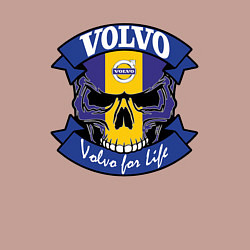 Свитшот хлопковый мужской Volvo for Life, цвет: пыльно-розовый — фото 2