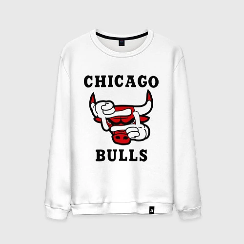 Мужской свитшот Chicago Bulls SWAG / Белый – фото 1