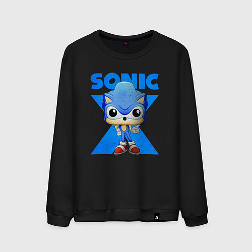 Мужской свитшот Funko pop Sonic / Черный – фото 1