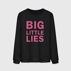 Свитшот хлопковый мужской Big Little Lies logo, цвет: черный