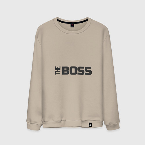 Мужской свитшот THE BOSS / Миндальный – фото 1