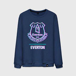 Мужской свитшот Everton FC в стиле glitch