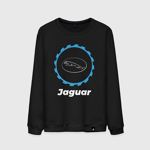 Мужской свитшот Jaguar в стиле Top Gear / Черный – фото 1