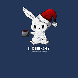 Свитшот хлопковый мужской Bunny its too early, цвет: тёмно-синий — фото 2