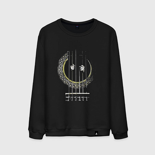 Мужской свитшот GUITAR PRISONER Essential / Черный – фото 1