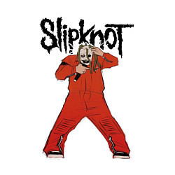Свитшот хлопковый мужской Slipknot fan art, цвет: белый — фото 2