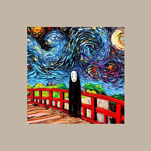 Мужской свитшот Безликий Гог / Миндальный – фото 3