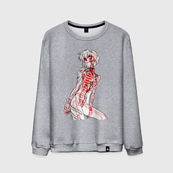 Мужской свитшот Просто Рей Аянами - Ева