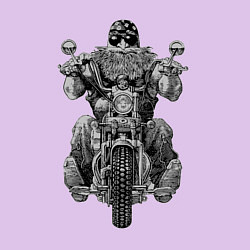 Свитшот хлопковый мужской Ride biker, цвет: лаванда — фото 2