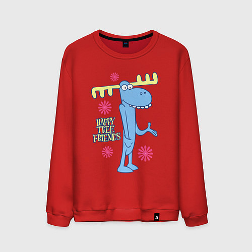 Мужской свитшот Lumpy / Красный – фото 1
