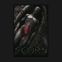 Свитшот хлопковый мужской Scorn - humanoid, цвет: черный — фото 2