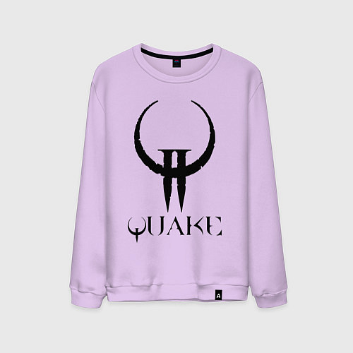 Мужской свитшот Quake II logo / Лаванда – фото 1