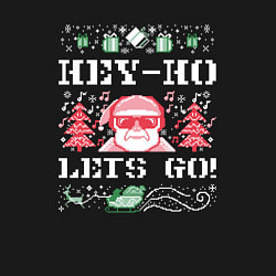 Свитшот хлопковый мужской Hey-ho lets go, цвет: черный — фото 2