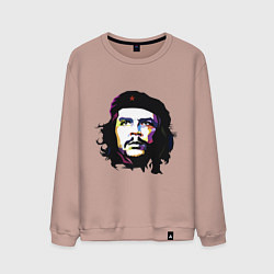 Свитшот хлопковый мужской Coloured Che, цвет: пыльно-розовый