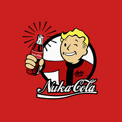 Свитшот хлопковый мужской Vault boy - nuka cola, цвет: красный — фото 2