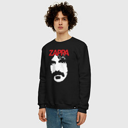 Свитшот хлопковый мужской Frank Zappa, цвет: черный — фото 2